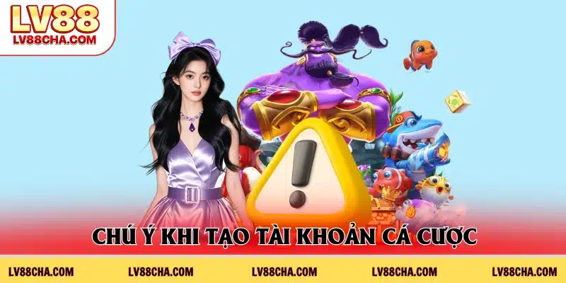 Lưu ý cần thiết khi tạo tài khoản online